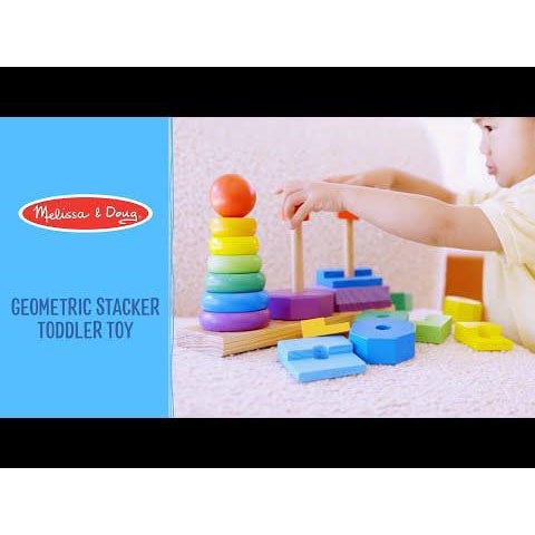 Wooden Stacker Geometric