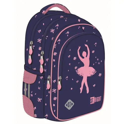 Pink Ballerina 4-compartment backpack BP58 40x28x18 cm