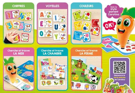 CAROTINA BABY STYLO PARLANT 20 JEUX