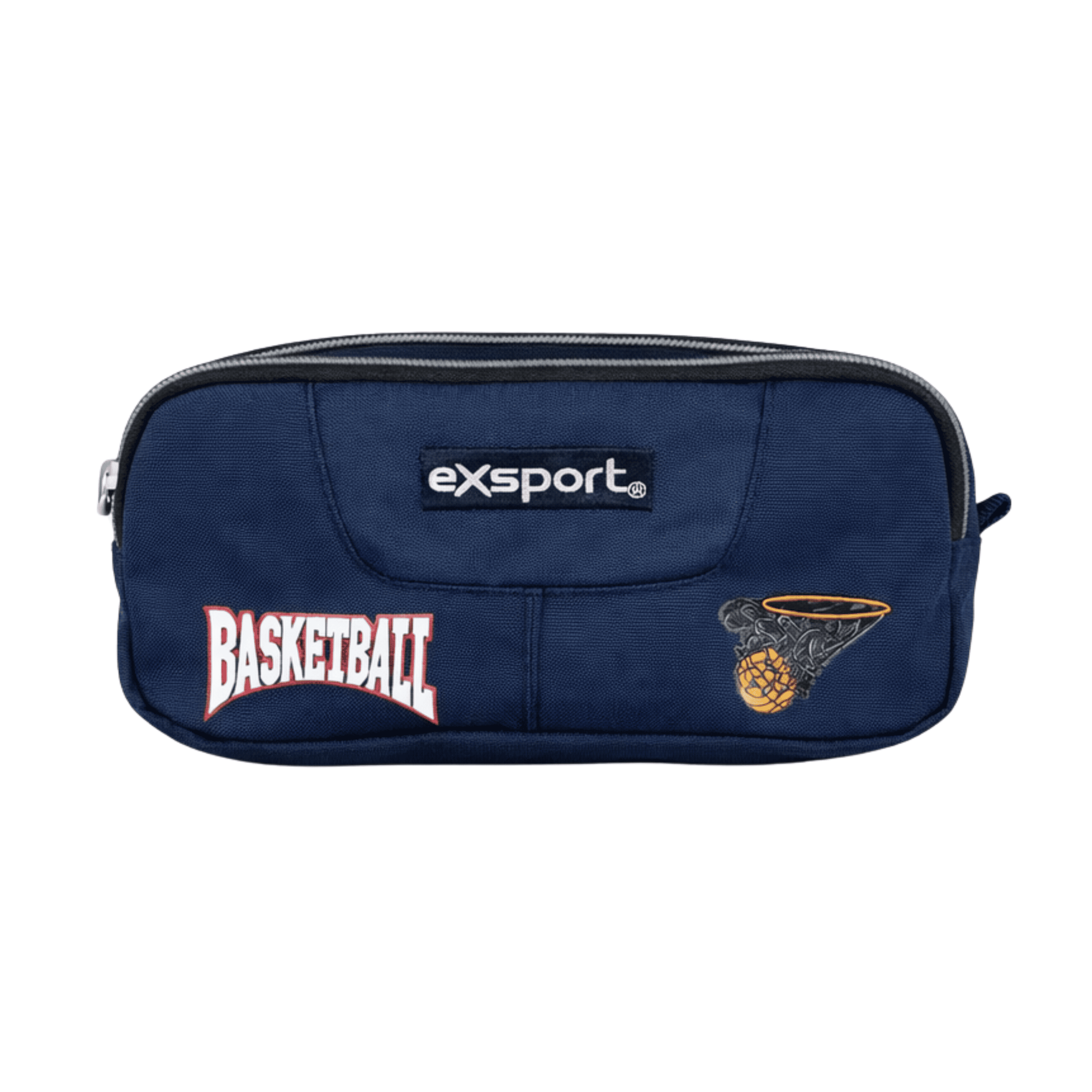 EXSPORT Pencil Case Slogan 2 Comp. Basketball / 2627106