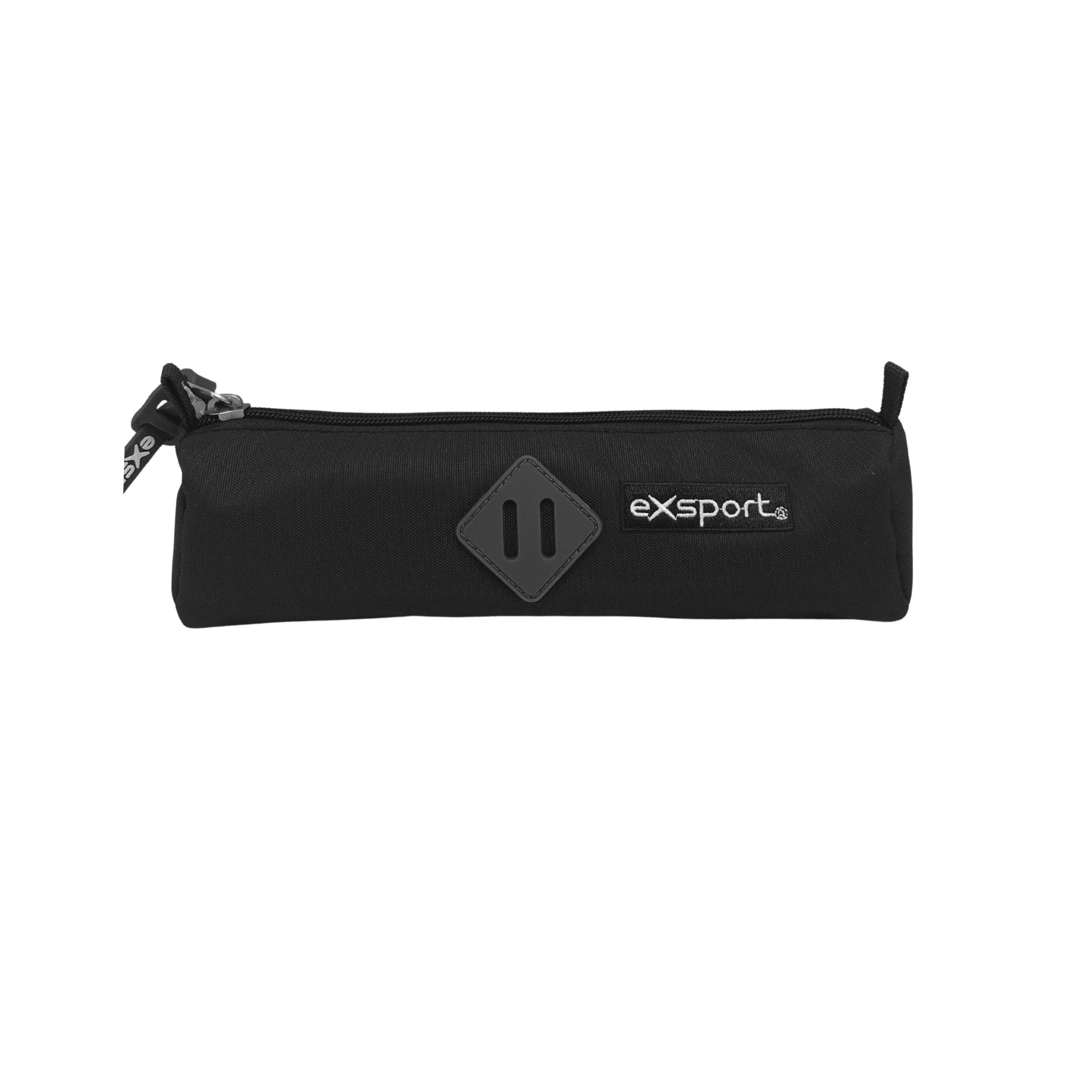 EXSPORT Pencil Case Plain W/Rubber Patch Black/Black / 2627554