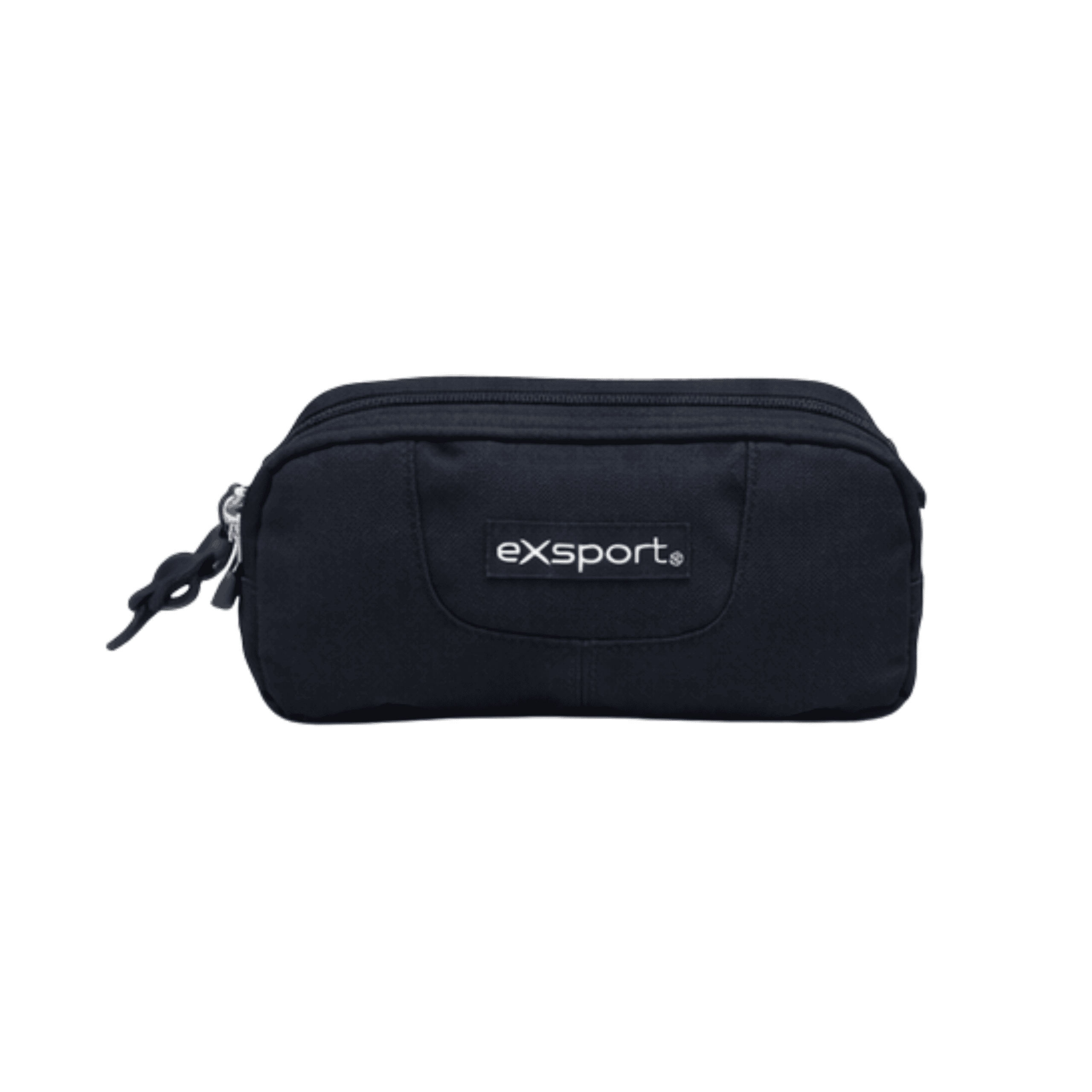 EXSPORT Pencil Case Plain W/Rubber Patch Black/Black / 2627555