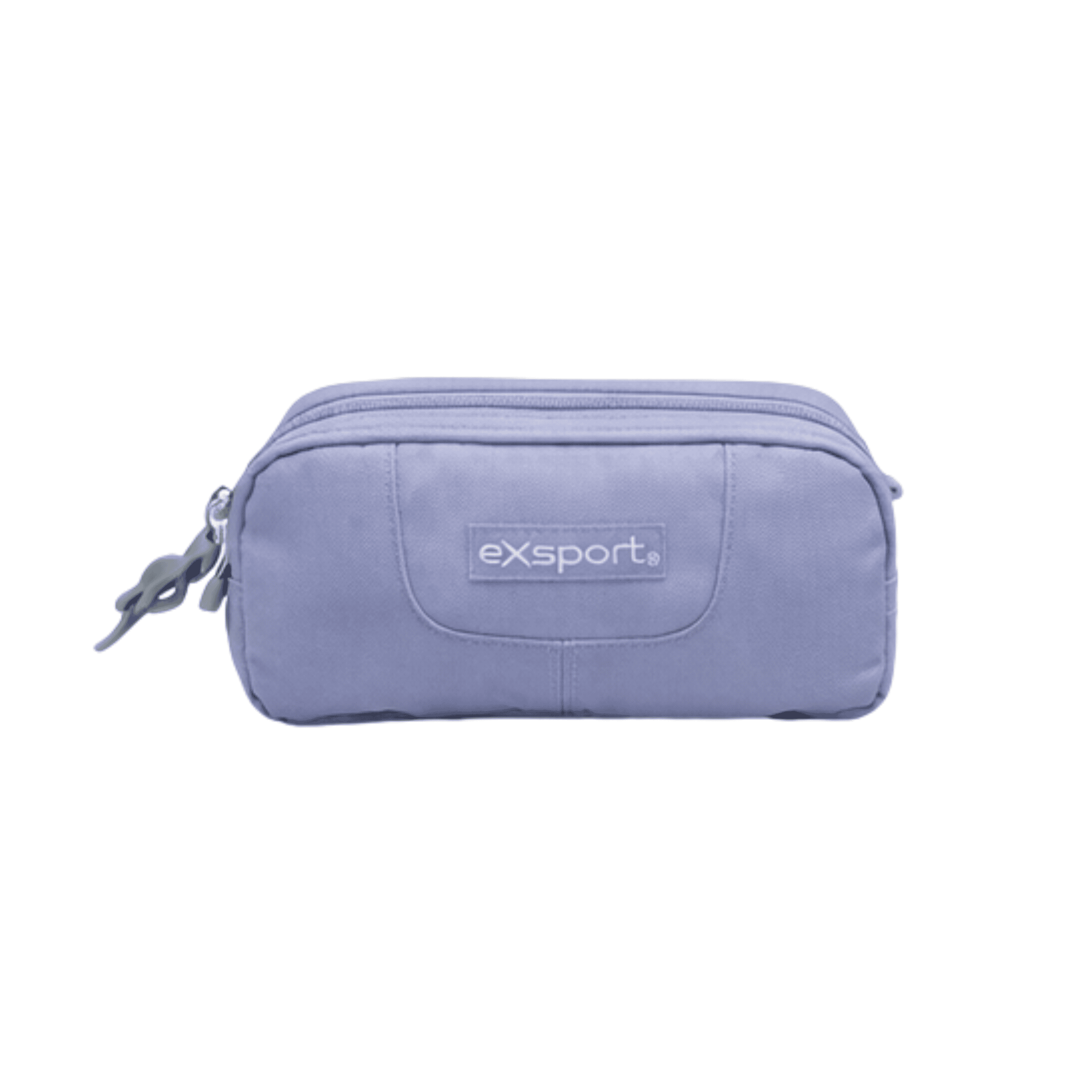 EXSPORT Pencil Case Plain W/Rubber Patch Purple / 2627555