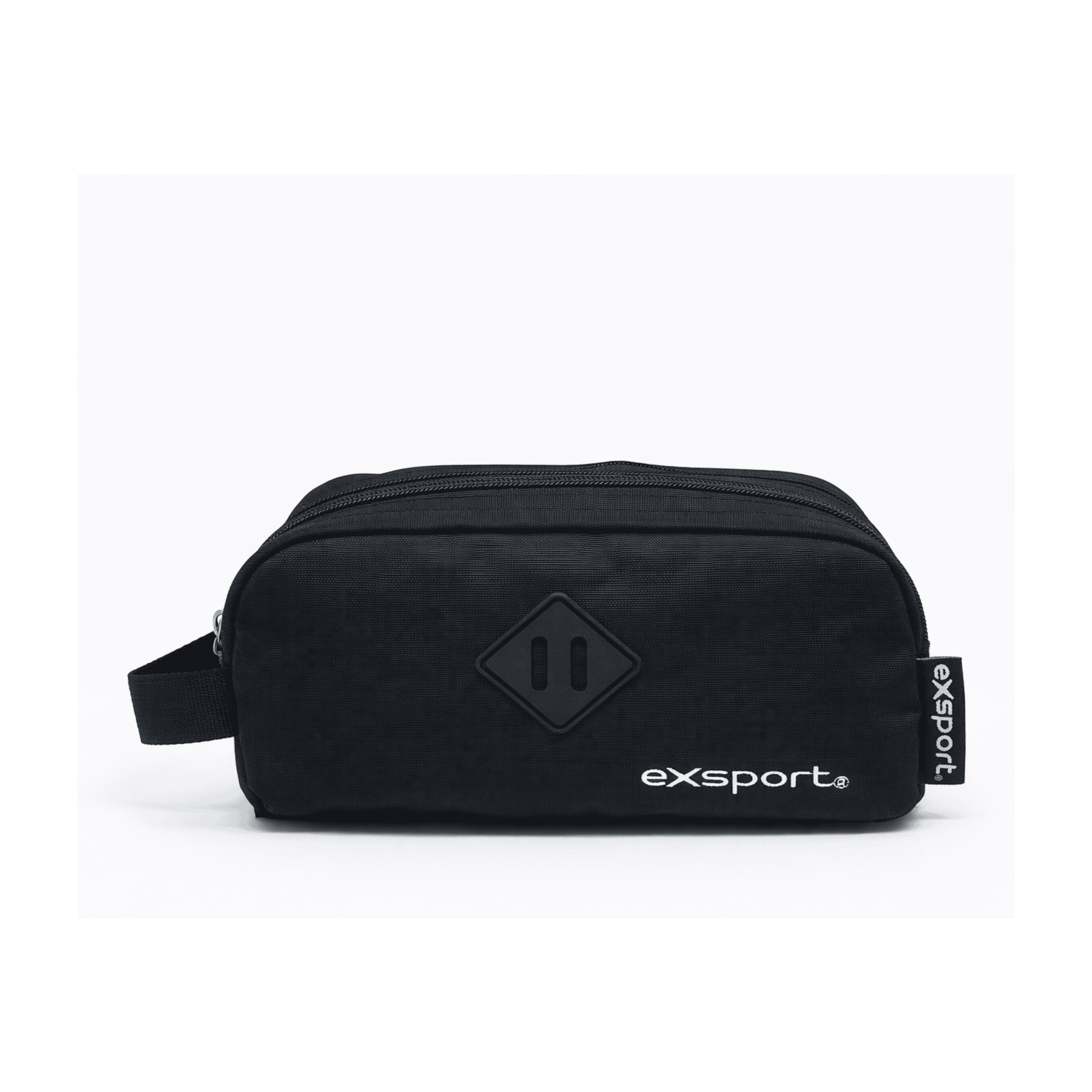 EXSPORT Pencil Case Plain W/Rubber Patch Black/Black / 2627556