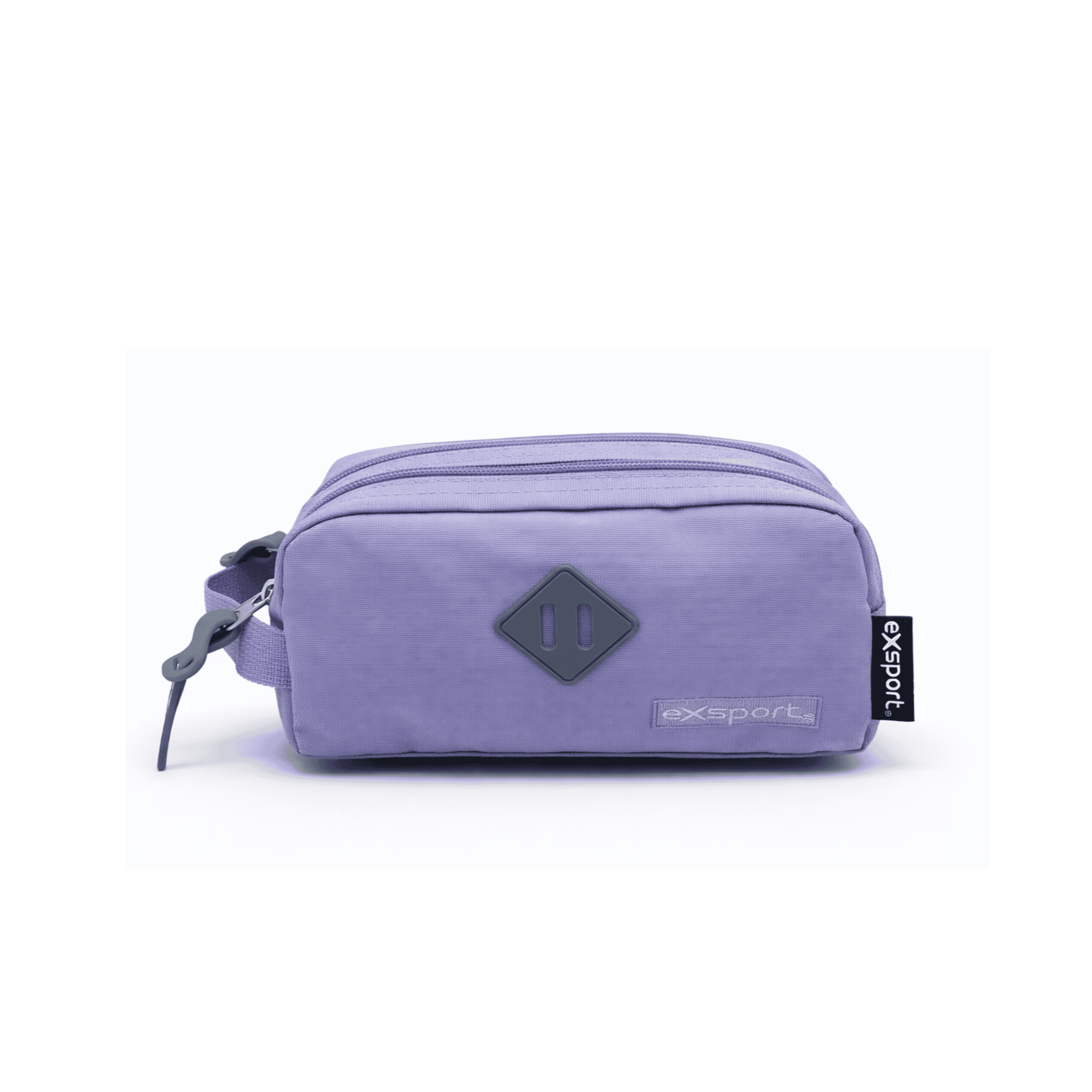 EXSPORT Pencil Case Plain W/Rubber Patch Purple / 2627556