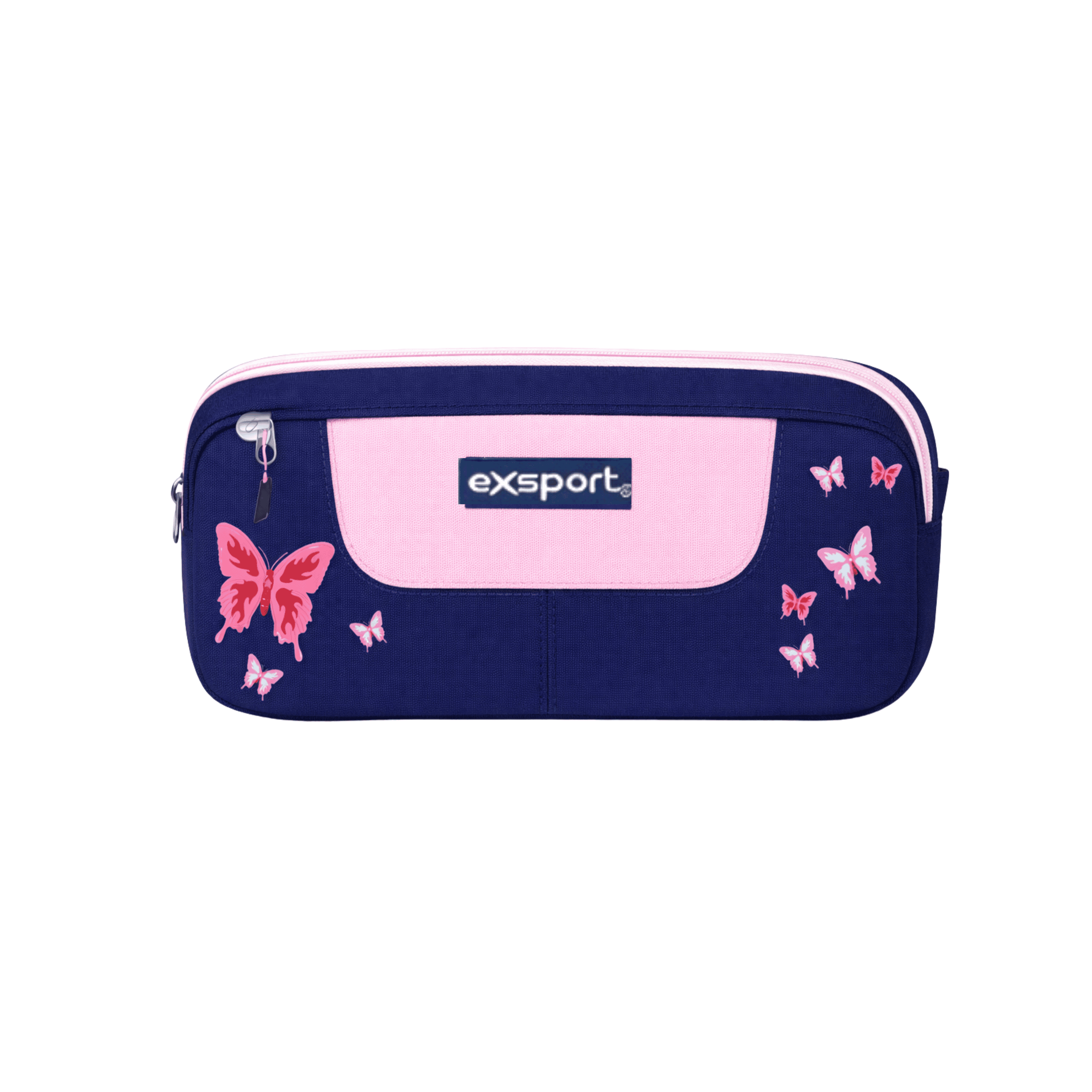 EXSPORT Pencil Case Blended Girls Butterfly 2 Comp. / 2627565