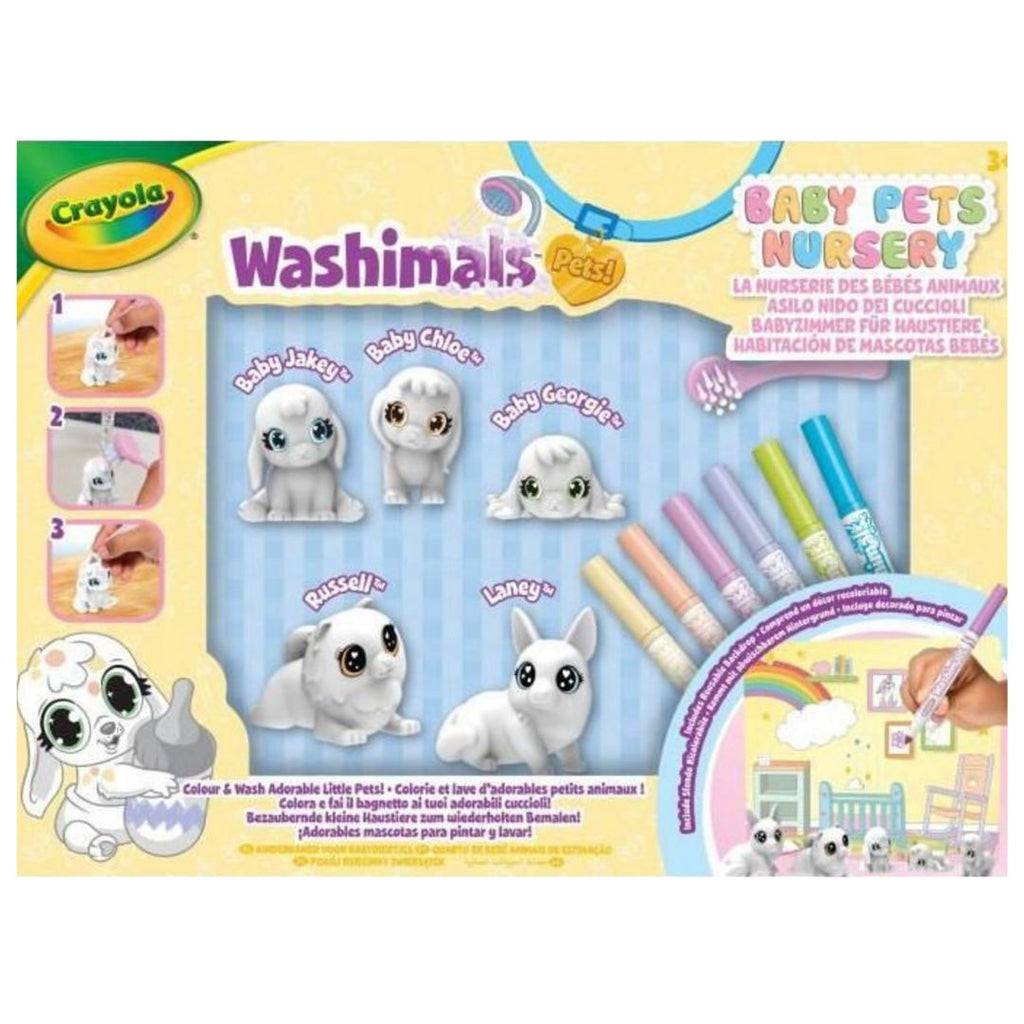 Crayola Washimals Baby Pets Nursery Activity Set