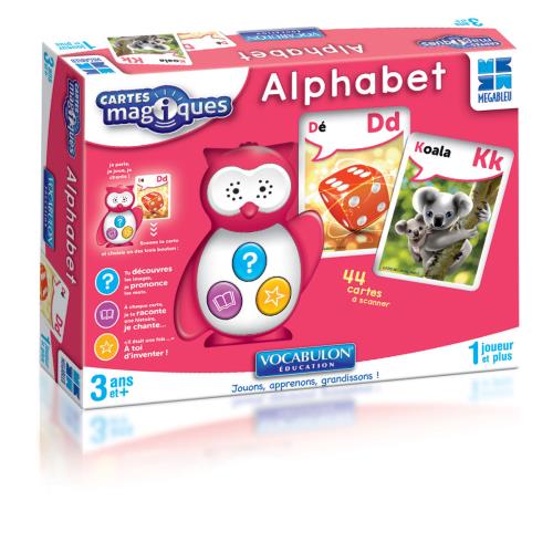Jeu éducatif Cartes magiques Alphabet Megableu