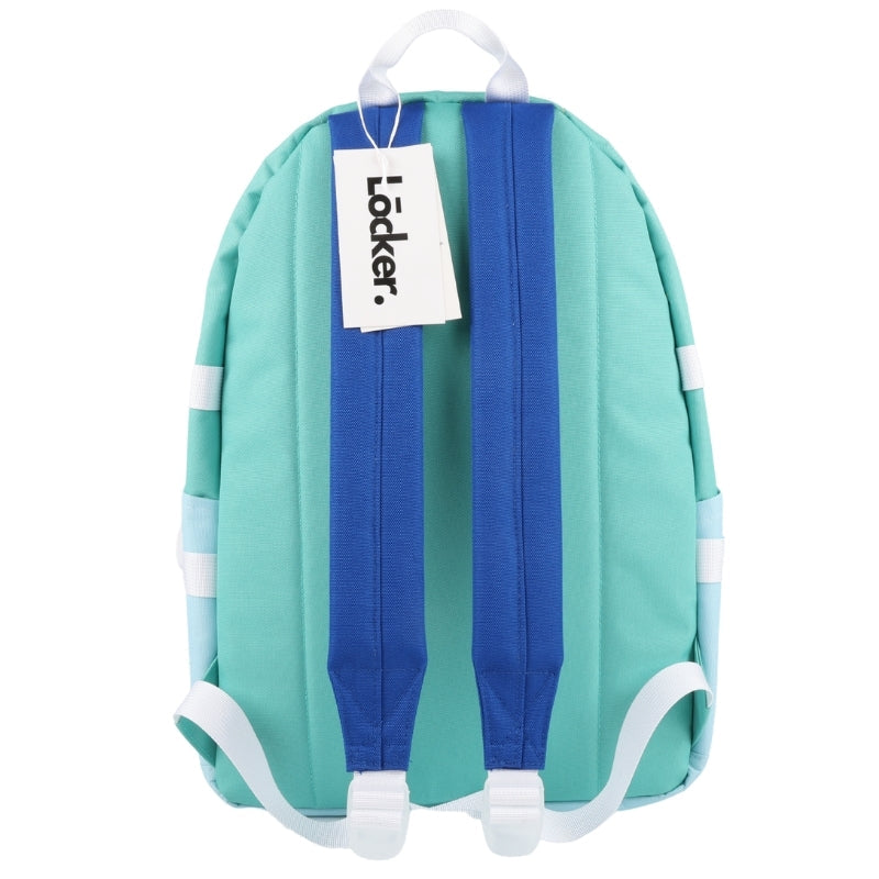 Locker SODA POP Multi-Zip Backpack – Yellow & Royal Blue