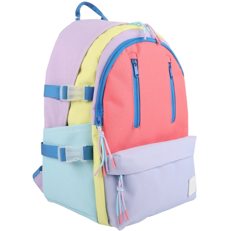 Locker SODA POP Multi-Zip Backpack – Pink & Lavender