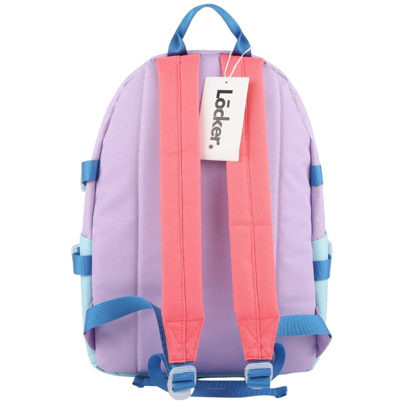 Locker SODA POP Multi-Zip Backpack – Pink & Lavender