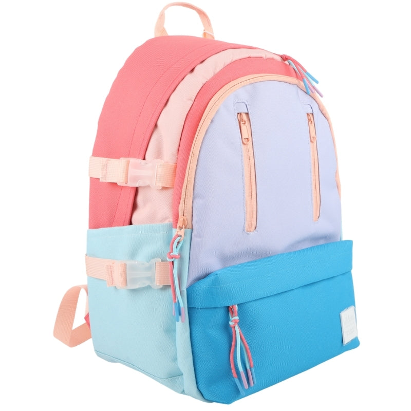 Locker SODA POP Multi-Zip Backpack – Lavender & Blue