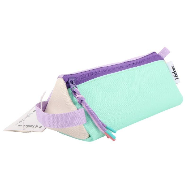 Locker POP Triangle Pencil Case – Mint & Lilac