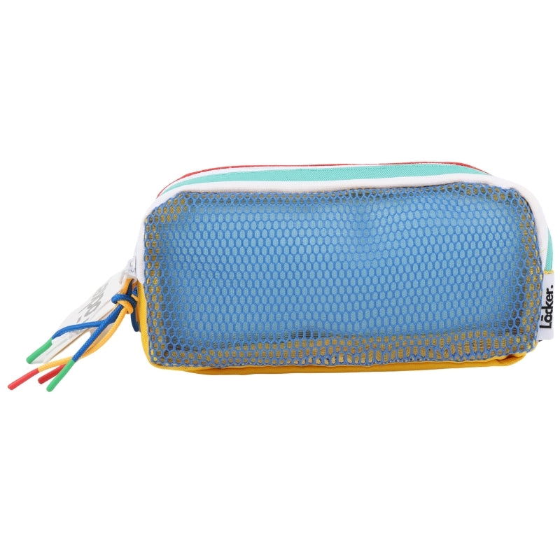 Locker POP Mesh Pencil Case – Red & Royal Blue