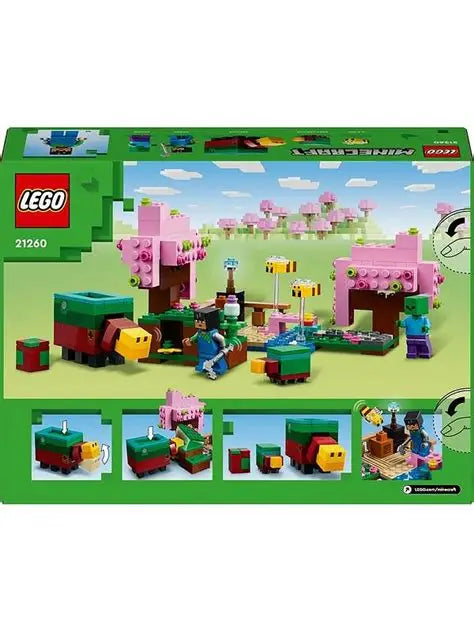 LEGO Minecraft The Cherry Blossom Garden Building Toy 21260