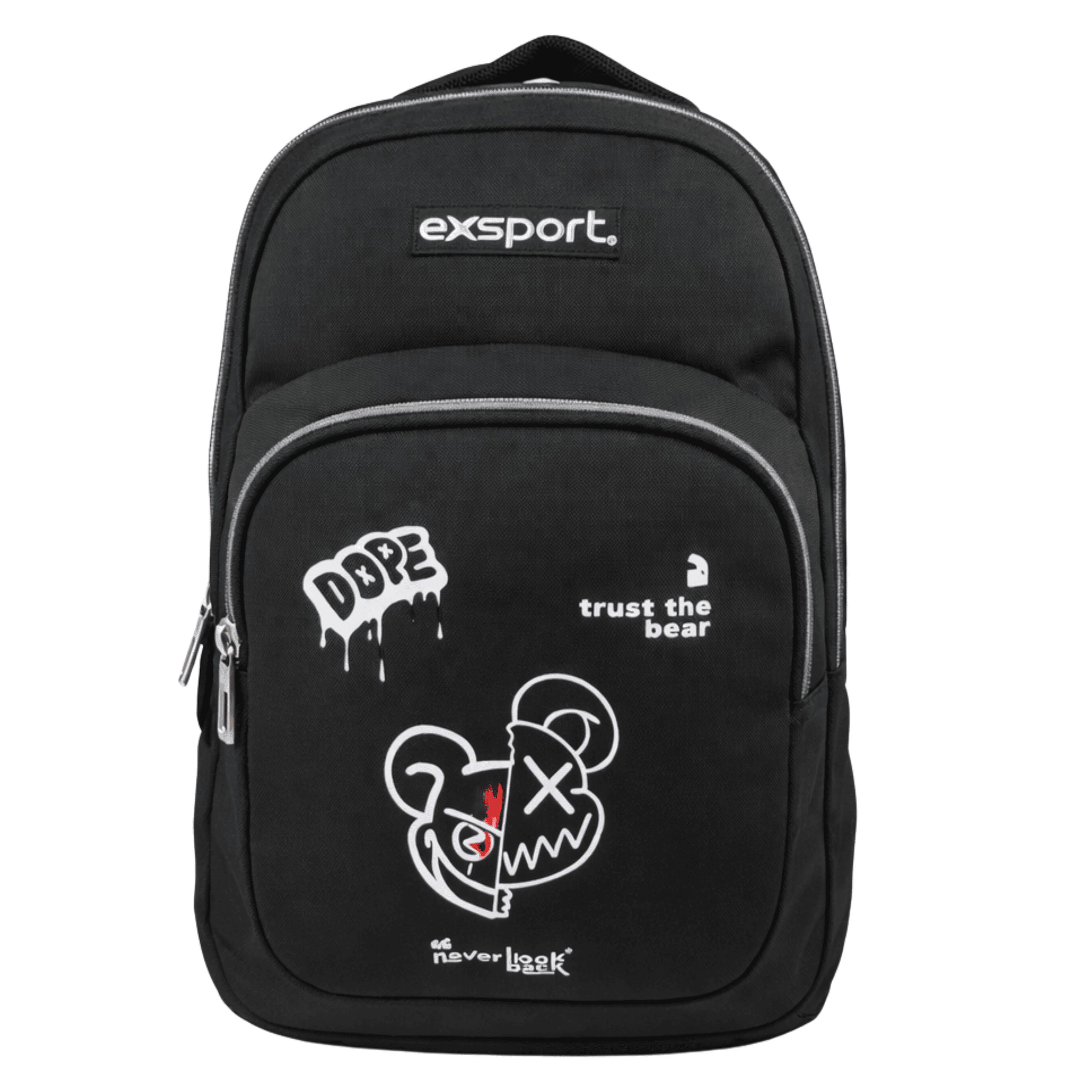 EXSPORT Backpack Slogan Multiple Comp. Dope / 2627104