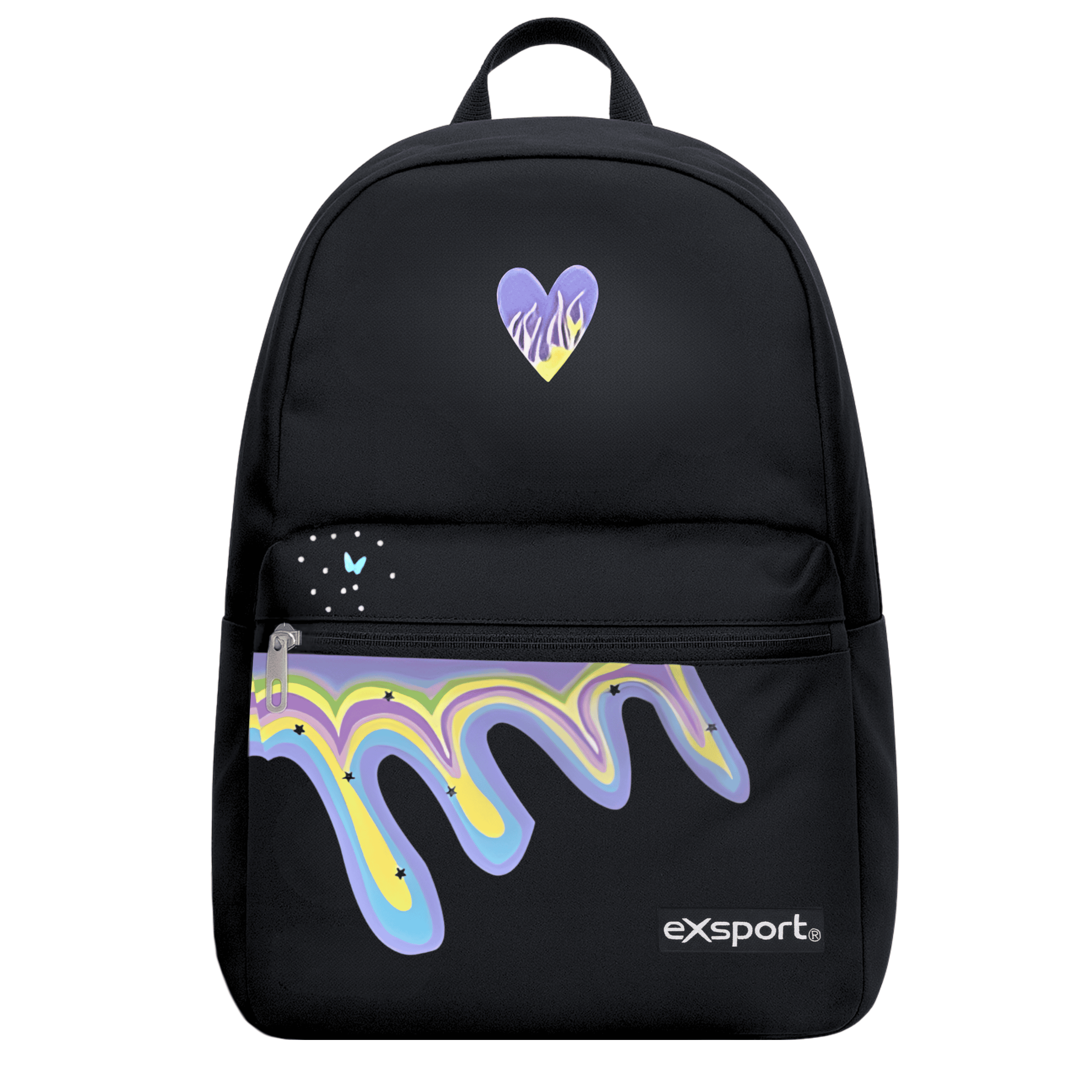 EXSPORT Backpack Icon Girls 1 Comp. Butterfly / 2627116