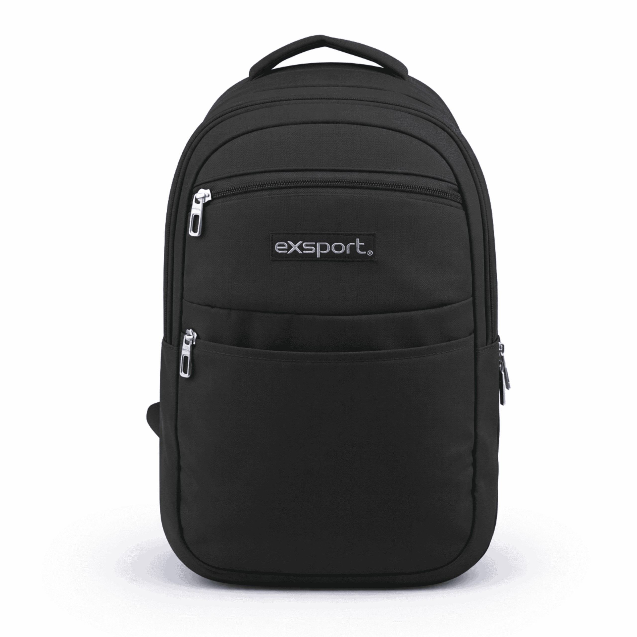 EXSPORT Backpack Plain Multiple Comp. Black / 2627512