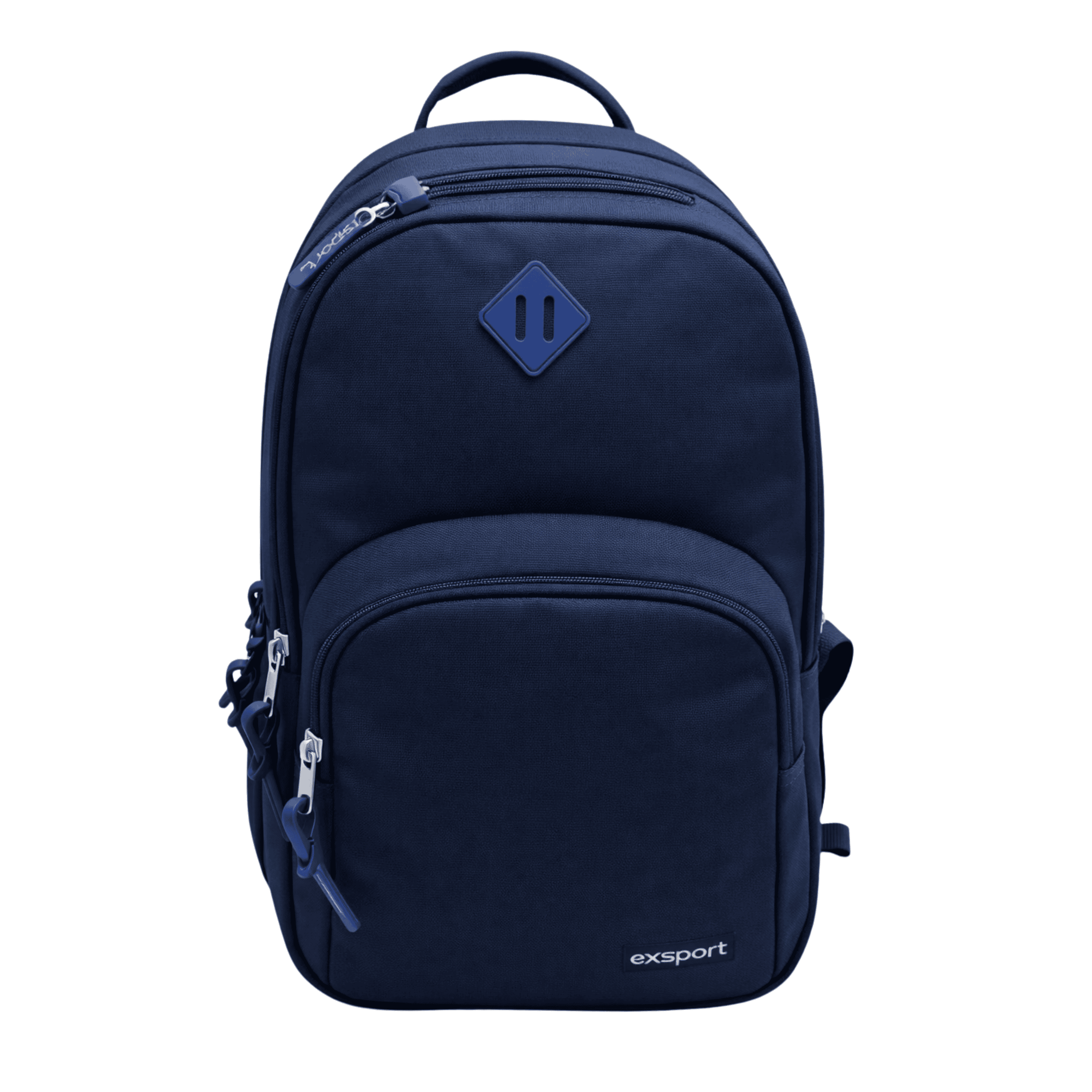 EXSPORT Backpack Plain W/Patch Multiple Comp. Navy/Navy / 2627550