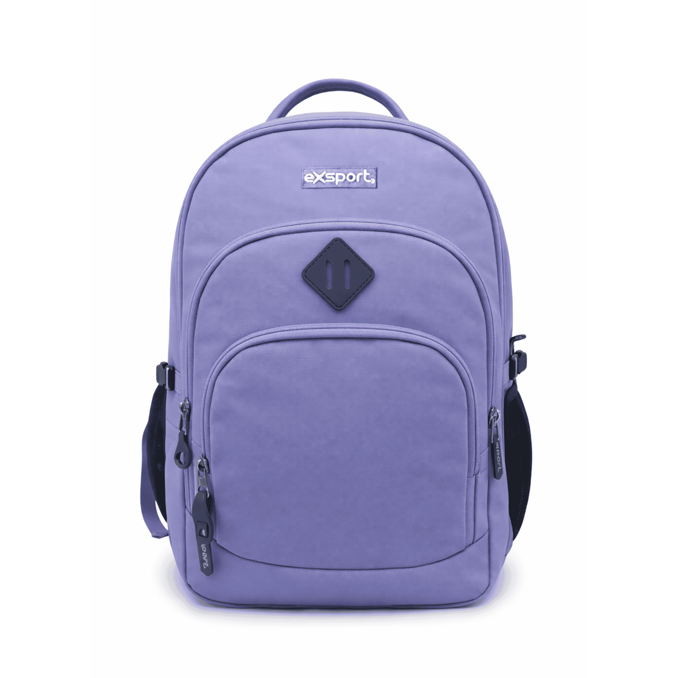 EXSPORT Backpack Plain W/Patch Multiple Comp. Purple / 2627551
