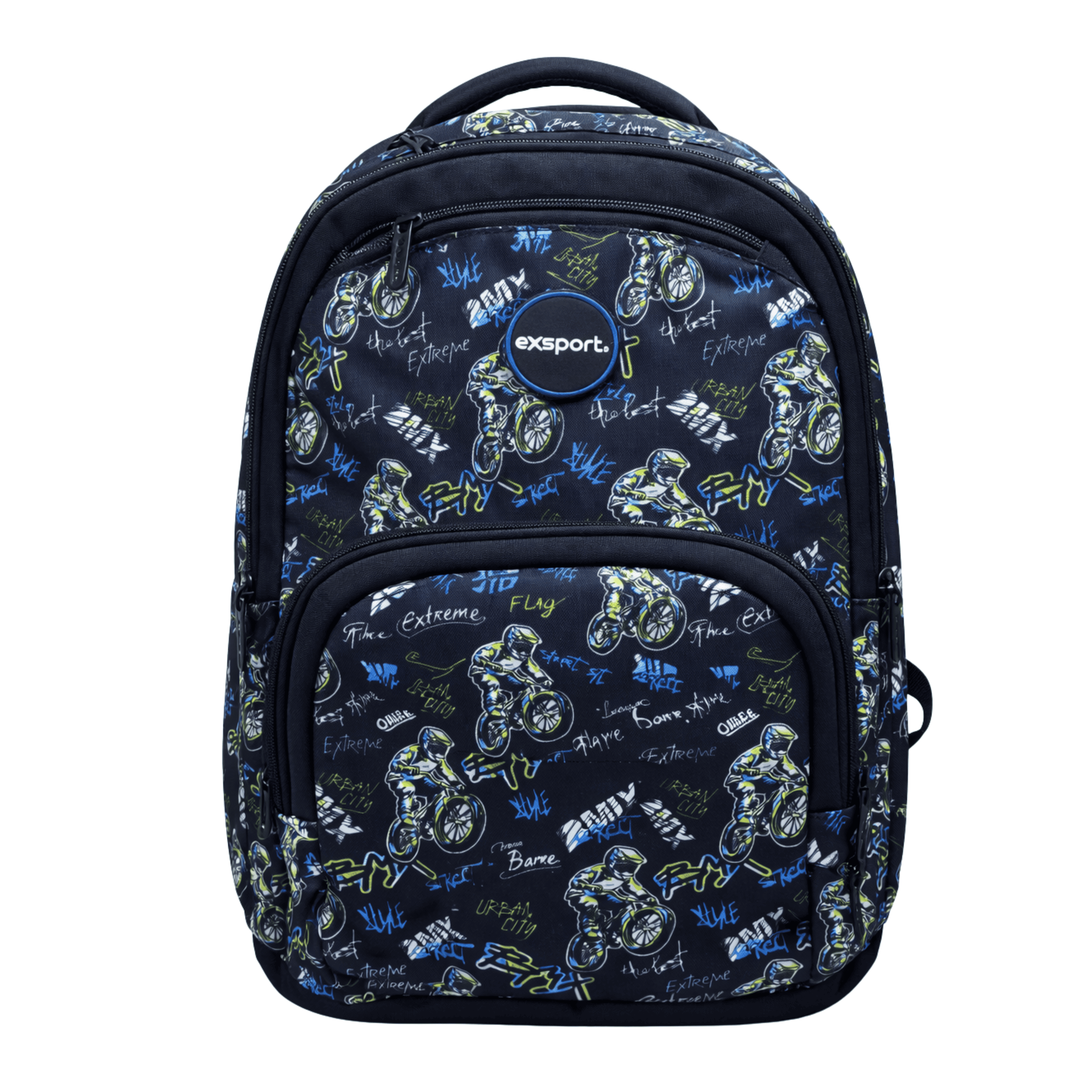 EXSPORT Backpack Shiny/Printed Multiple Comp. Moto / 2627911