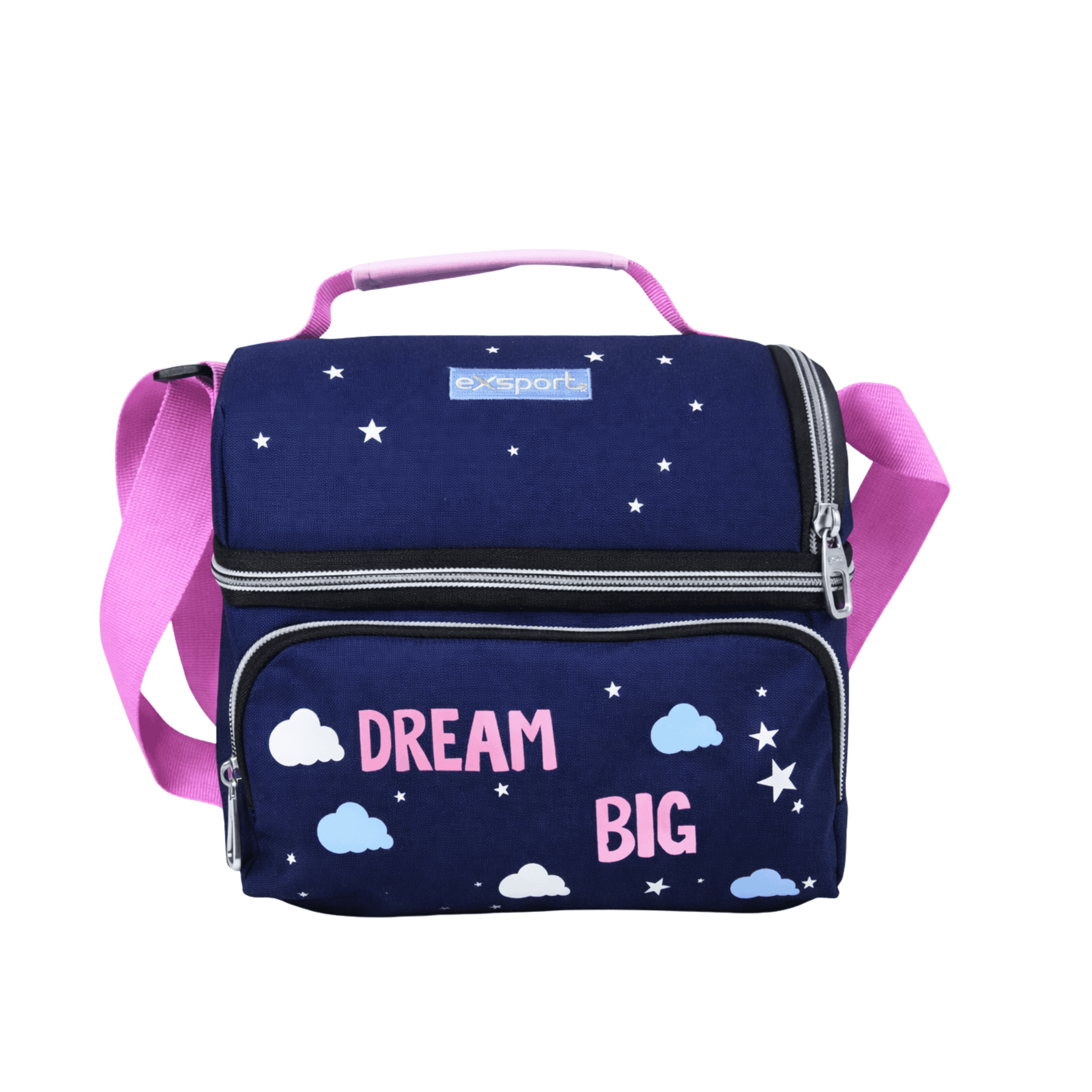 EXSPORT Lunch Bag Slogan Thermal Top Op. + Front Pocket Dream Big / 2627102