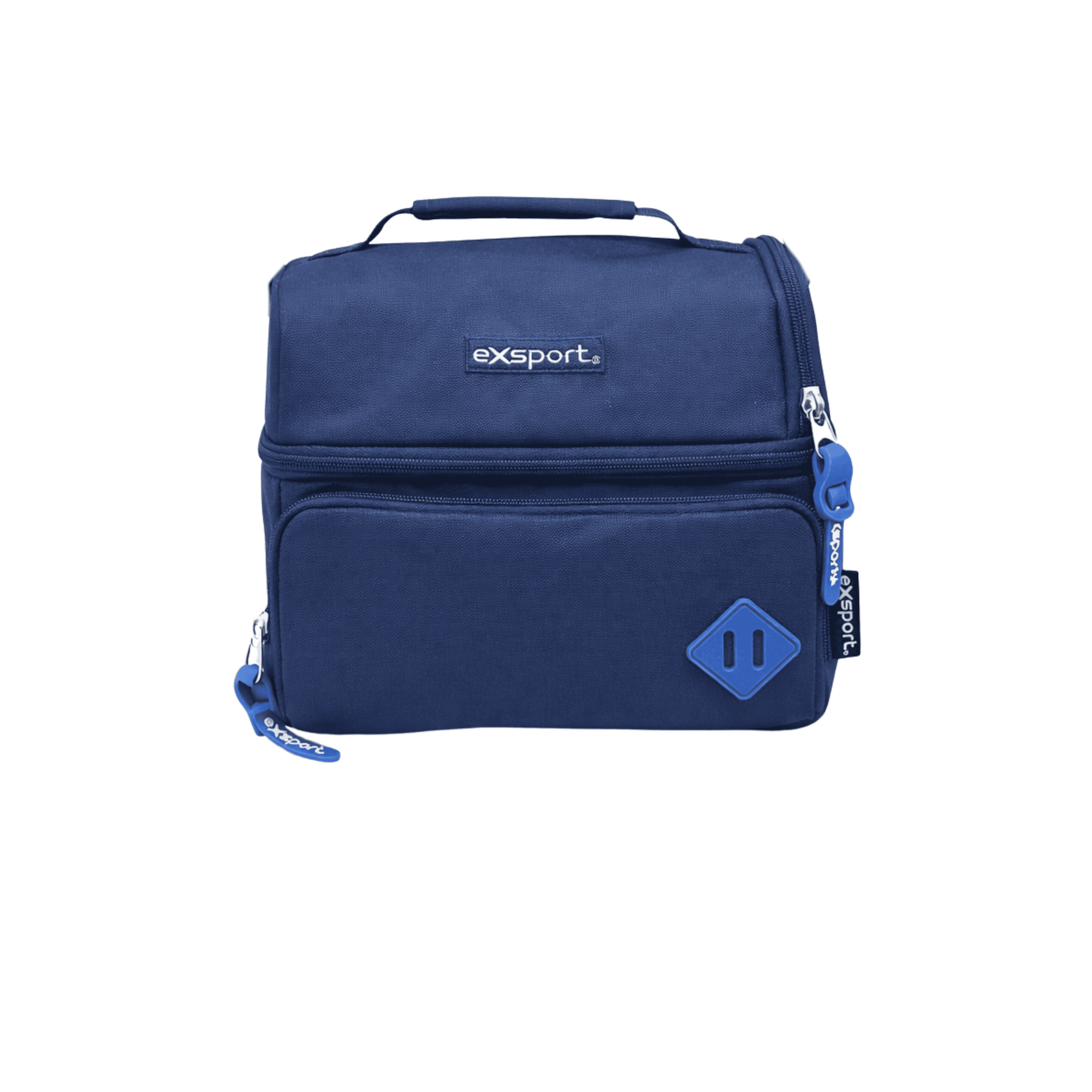 EXSPORT Lunch Bag Plain W/Rubber Patch Navy/Navy / 2627553