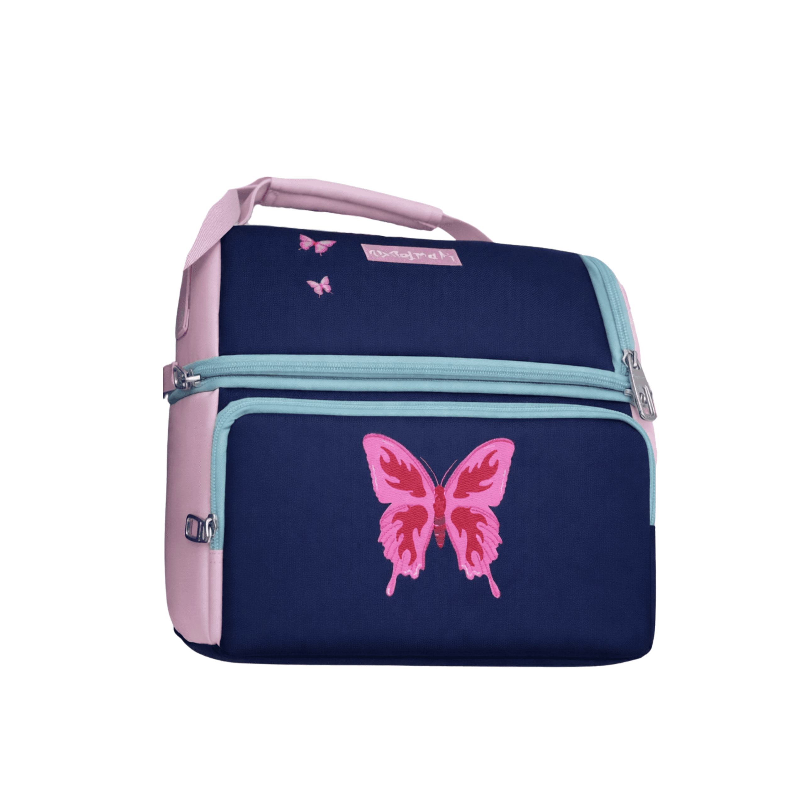 EXSPORT Lunch Bag Blended Girls Butterfly Thermal Top Op. + Front Pocket / 2627564