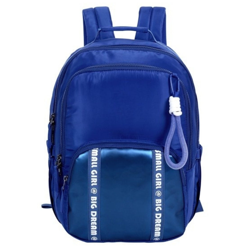 Smart Big Dream Small Girl Backpack - Blue Metallic