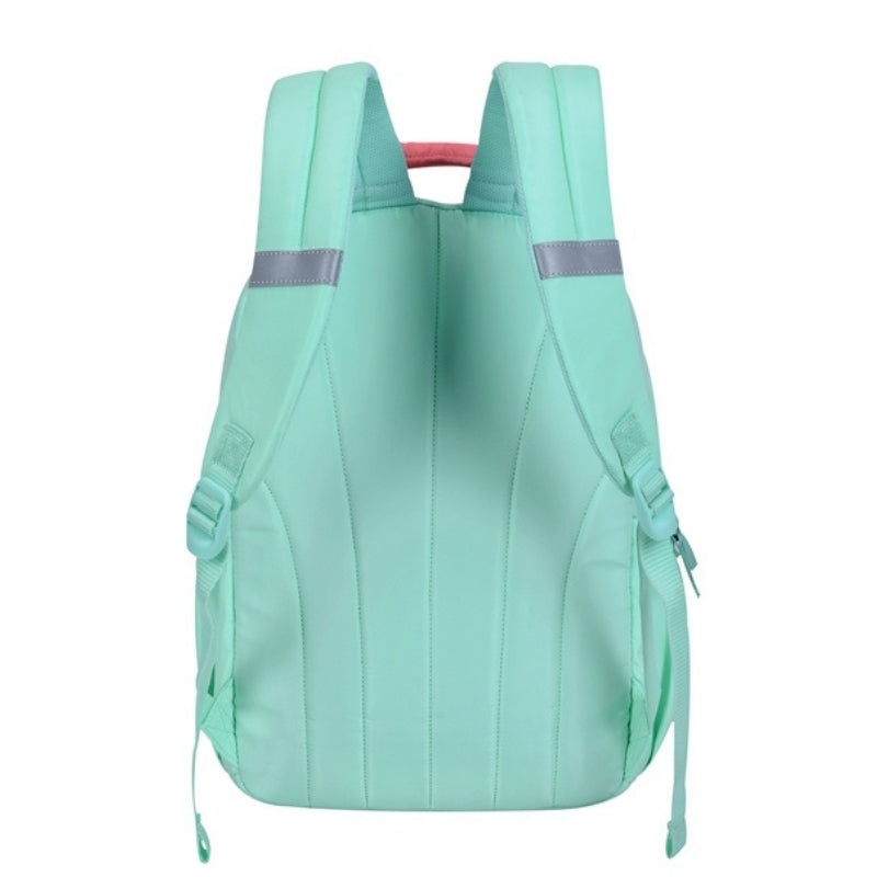 Smart Big Dream Small Girl Backpack - Green Colored Pocket