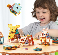 Feelo - Magnetic Sheet Tiles - Animals - 50 Pieces