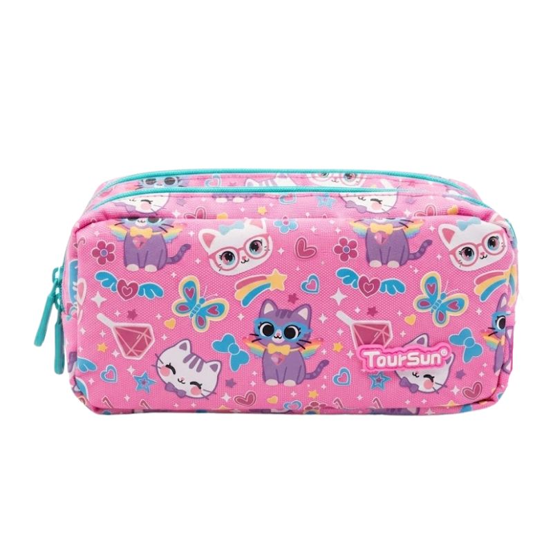 Toursun Pencil Case Hello Kitty Pink