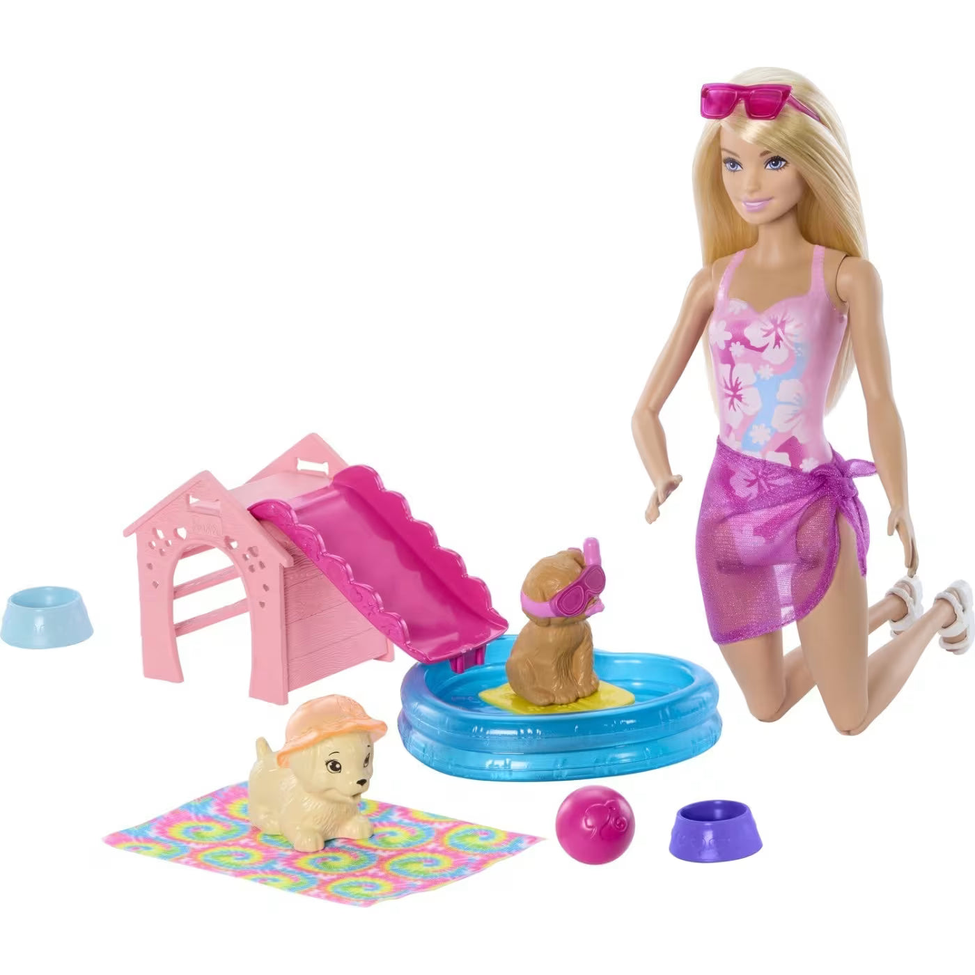 Puppy Pool Party Toy Playset with Fashion Doll
