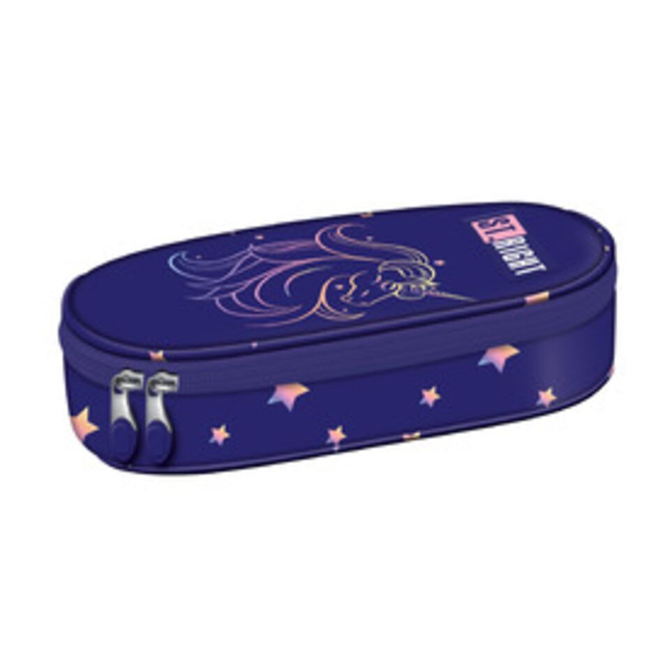 Unicorn Glow 1 compartment pencil case