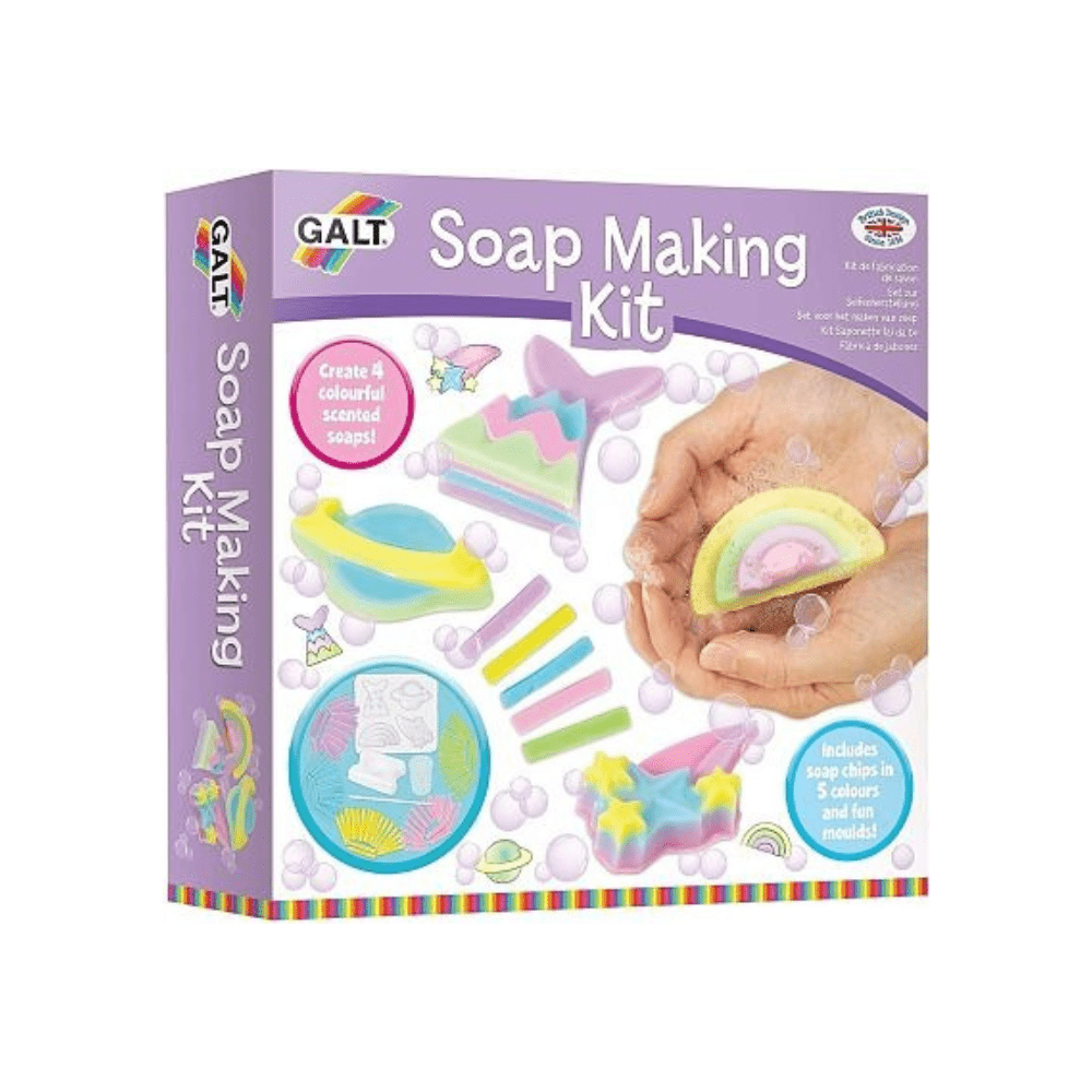 Galt Soap Making Kit packaging on a white background