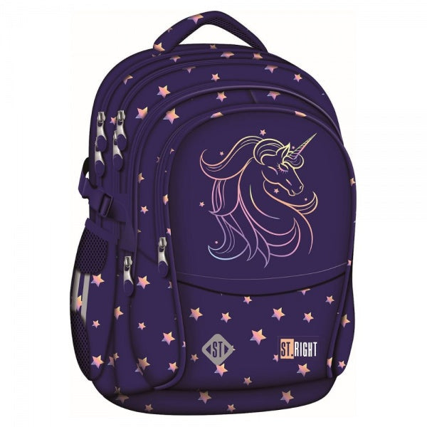 Unicorn Glow 4 compartment Backpack BP01 43x32x21 cm