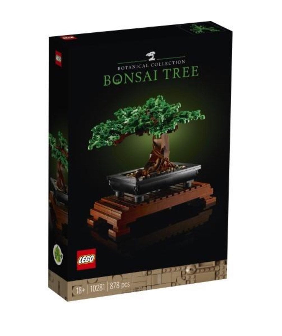 LEGO Bonsai Tree set packaging on a white background