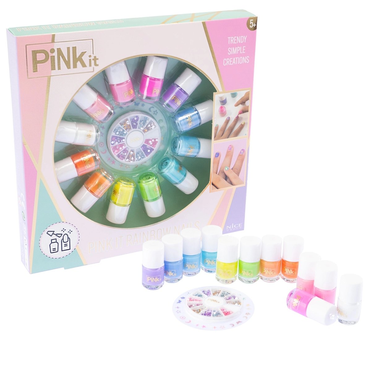 Rainbow Nails Beauty Set