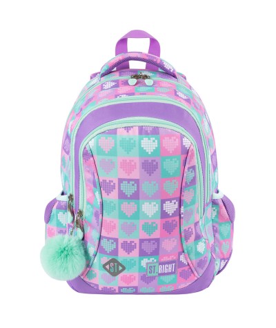 Candy Hearts 3 compartment Backpack BP26 39x27x17 cm