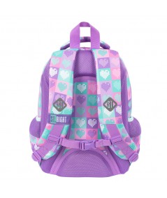 Candy Hearts 3 compartment Backpack BP26 39x27x17 cm