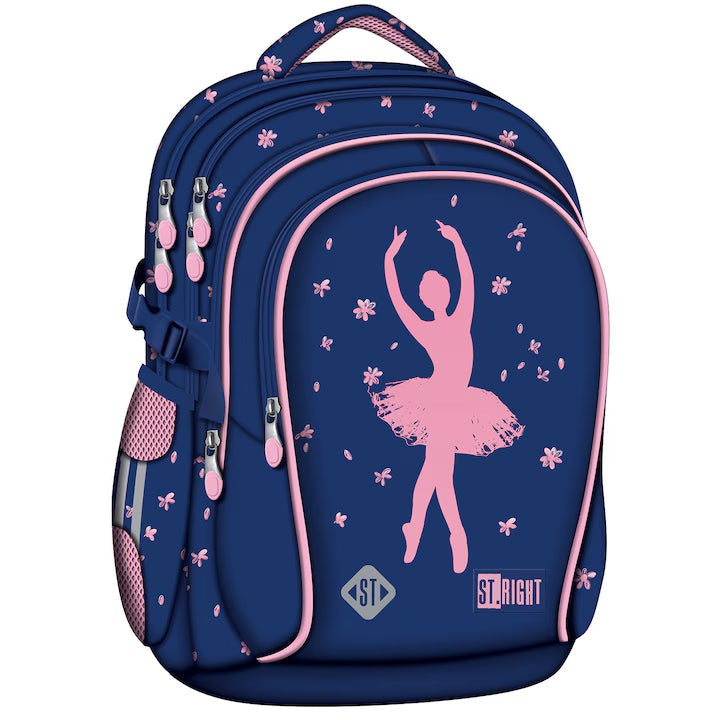 Pink Ballerina 4 compartment Backpack BP01 43x32x21 cm
