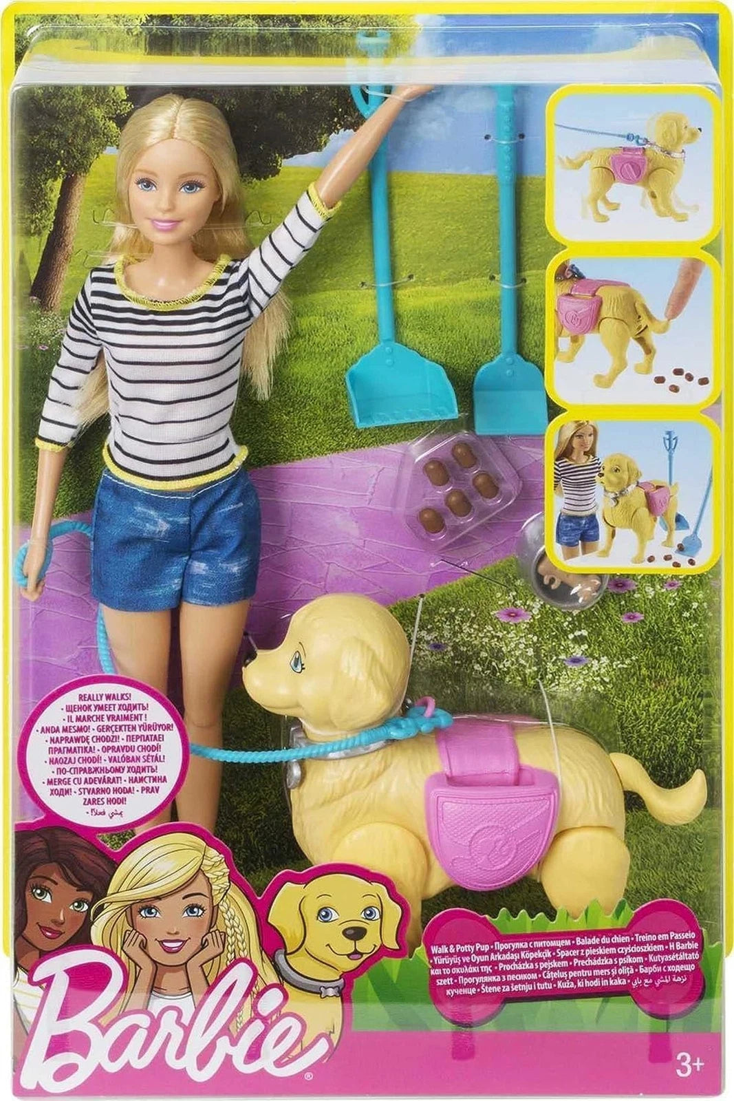 Walk and Potty Pup Doll