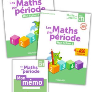 Outils pour les Maths CE1 par période (2025) - Fichier 1 + Fichier 2 + Mémo