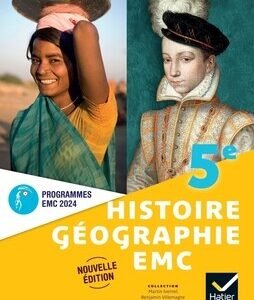 Histoire-Géographie-EMC 5e - Ed. 2024 - Livre élève