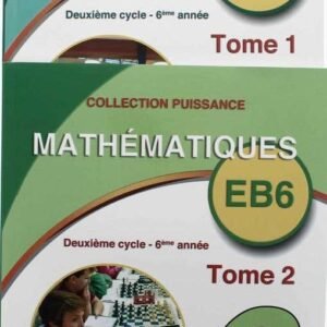 Mathematique Collection Puissance Eb6 Tome 1+tome 2 Edition 2024