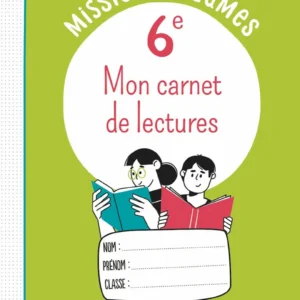 Mon Carnet de lectures 6e - Cahier élève - Ed. 2023