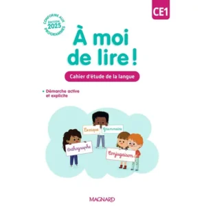 À Moi de Lire ! Ce1 (2025) - Cahier d'etude de la langue