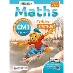 Cahier-manuel Iparcours Maths CM1 (édition 2025)